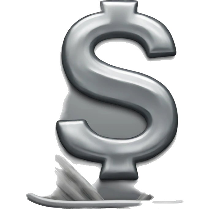Steel dollar sign  emoji