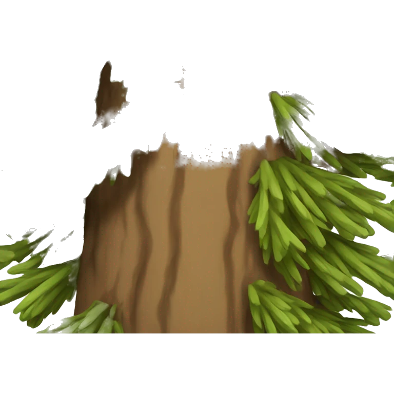 Brown pine emoji