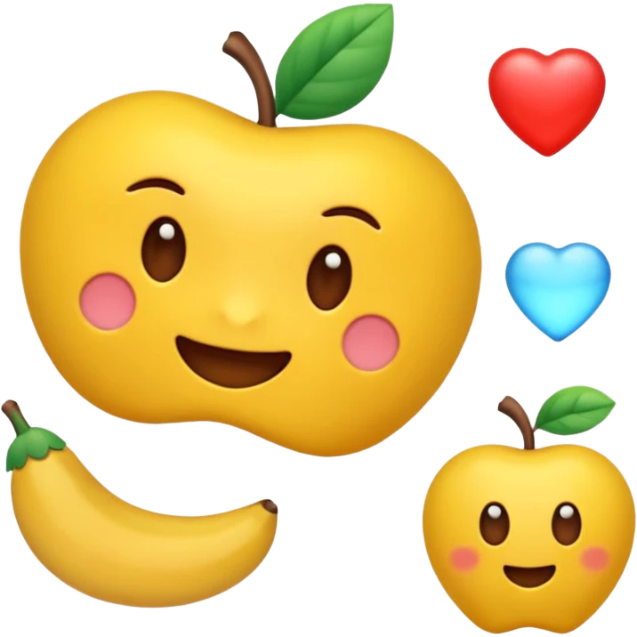 3d 스피커 파랑색 emoji