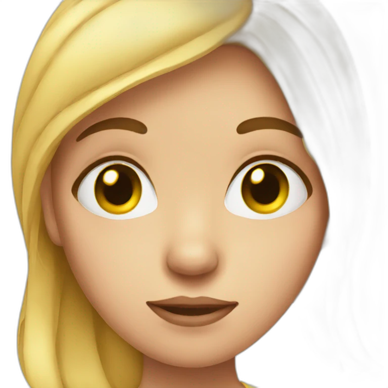 girl  close one eye emoji