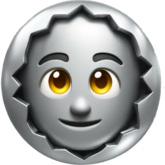 Full chrome instagram 3d logo emoji