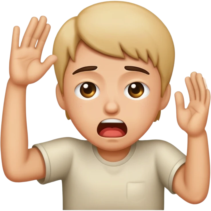 Throwing up emoji
