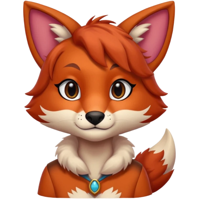 Falvie Art (profile anthro furry portrait drawing) emoji