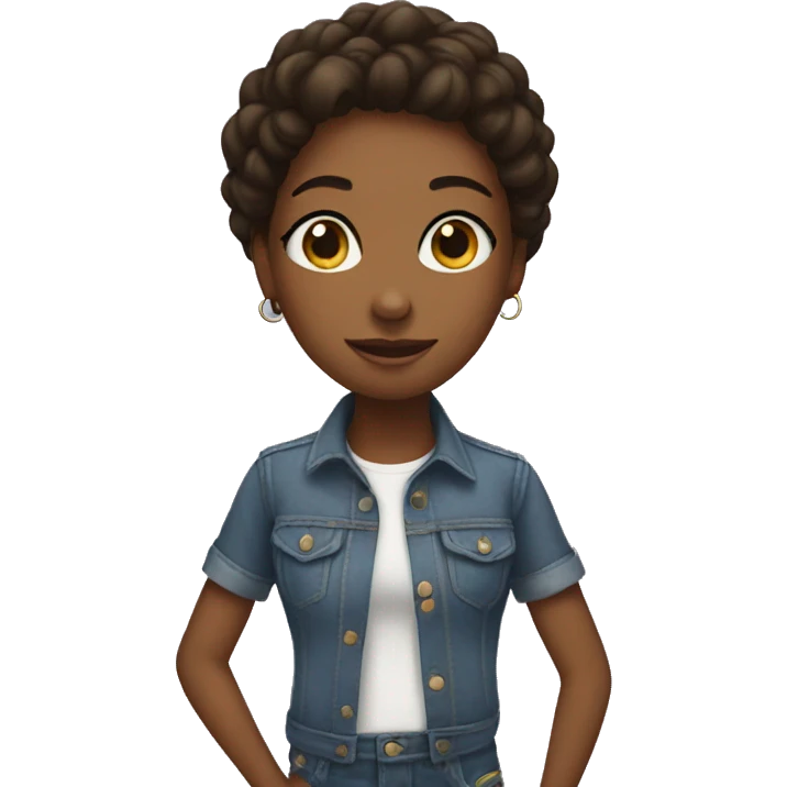 I am just girl emoji
