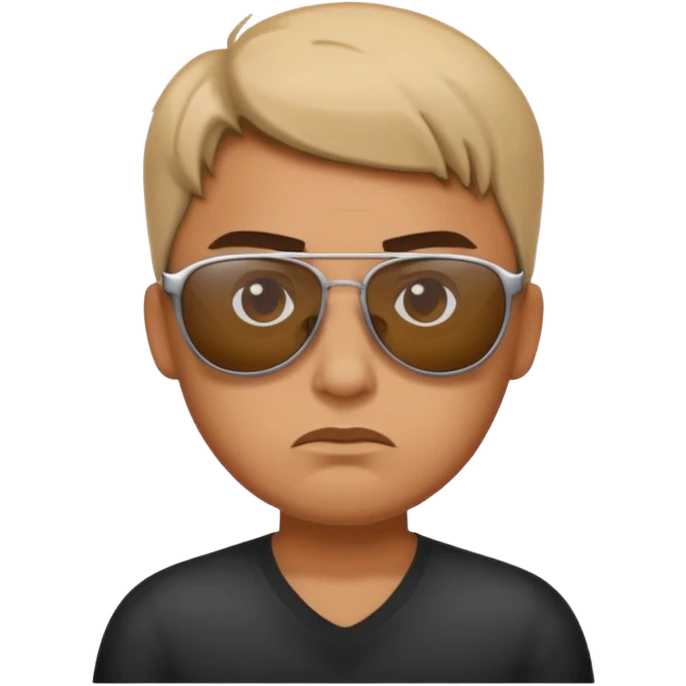 Annoyed face wearing sunglasses  emoji