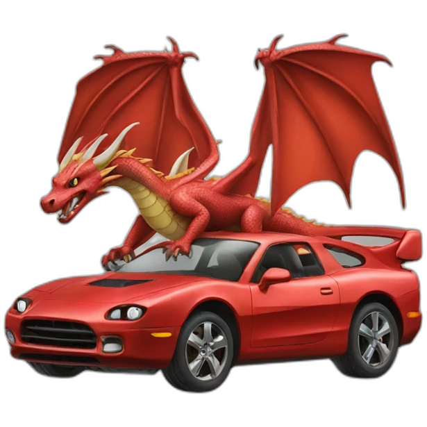 dragon car emoji
