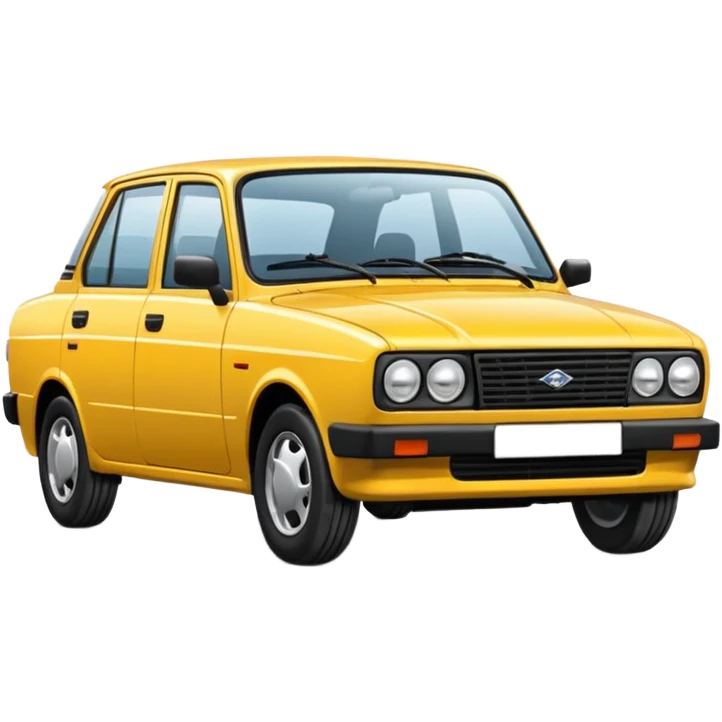 машина белая Lada ВАЗ 2114 emoji