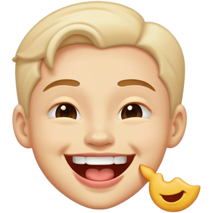 smiling emoji biting lip with a wink  emoji