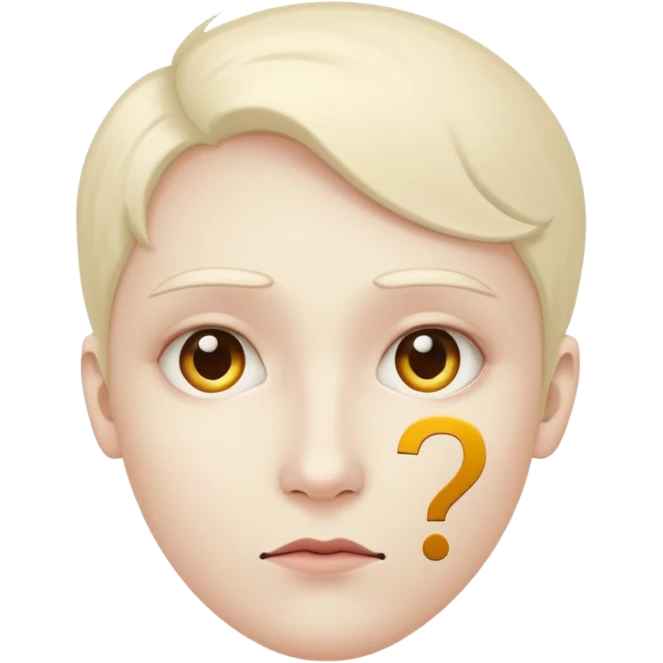 mysterious figure with mark ? emoji