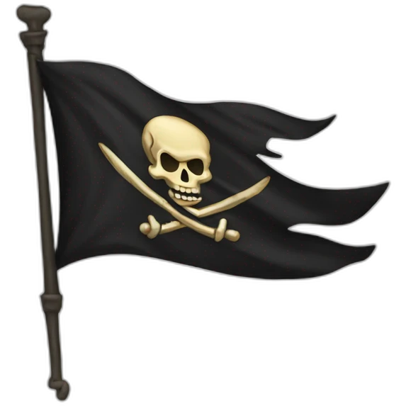 drapeau pirate emoji