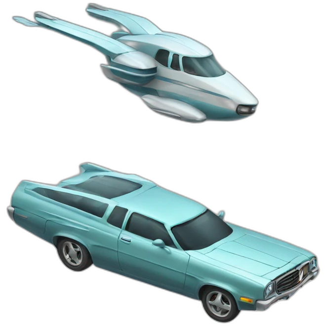 Flying car emoji