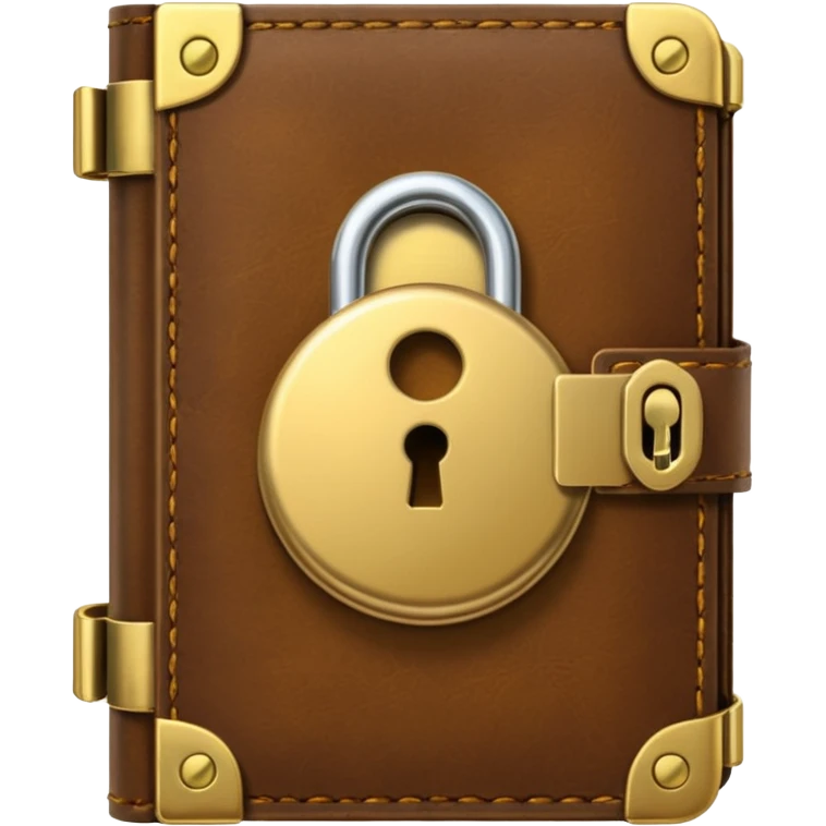 classic diary with a lock emoji