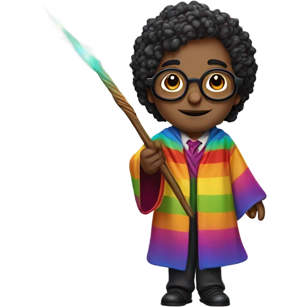 Rainbow Harry Potter ￼ emoji