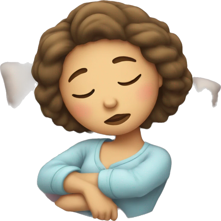 Lady sleeping  emoji