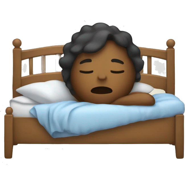 Sleeping in bed  emoji