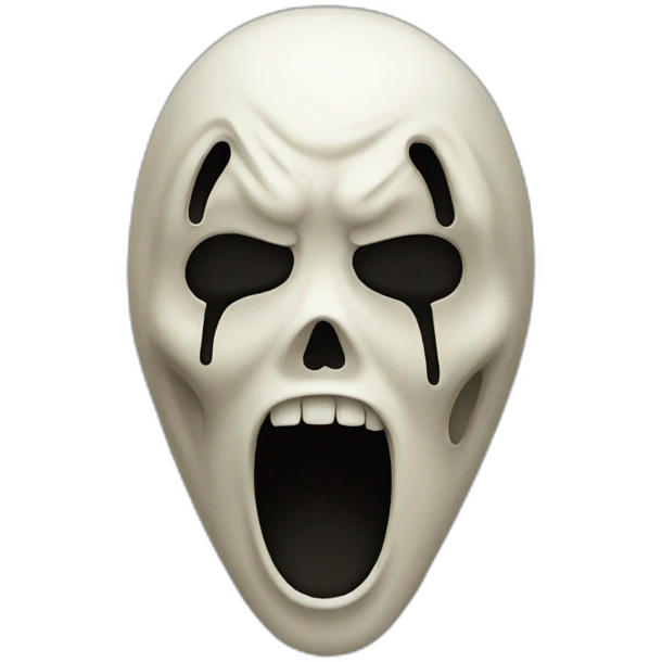 scream ghostface emoji