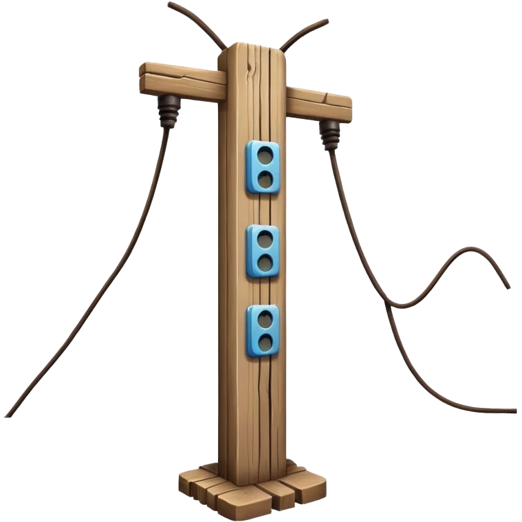 Electric pole emoji