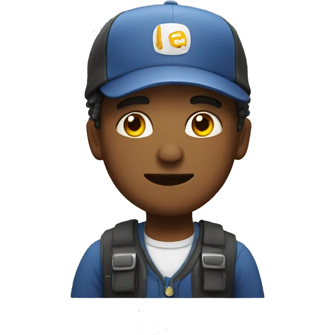 Character chilling while working emoji