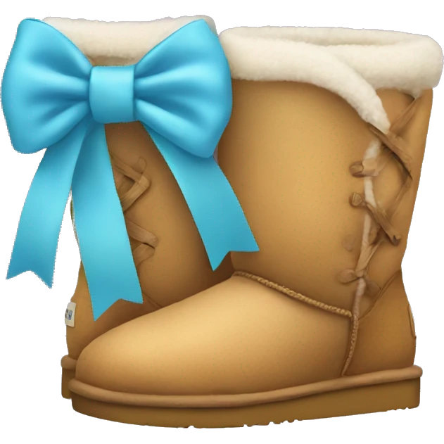 Uggs with bows emoji