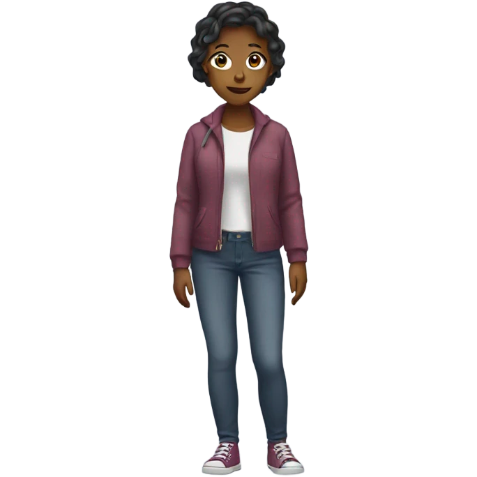 Standing girl emoji