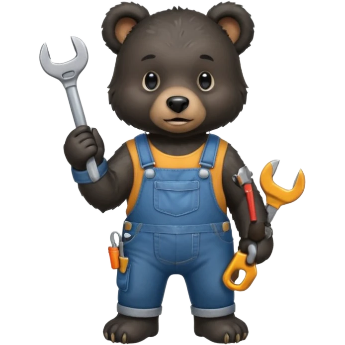 black bear mechanic emoji