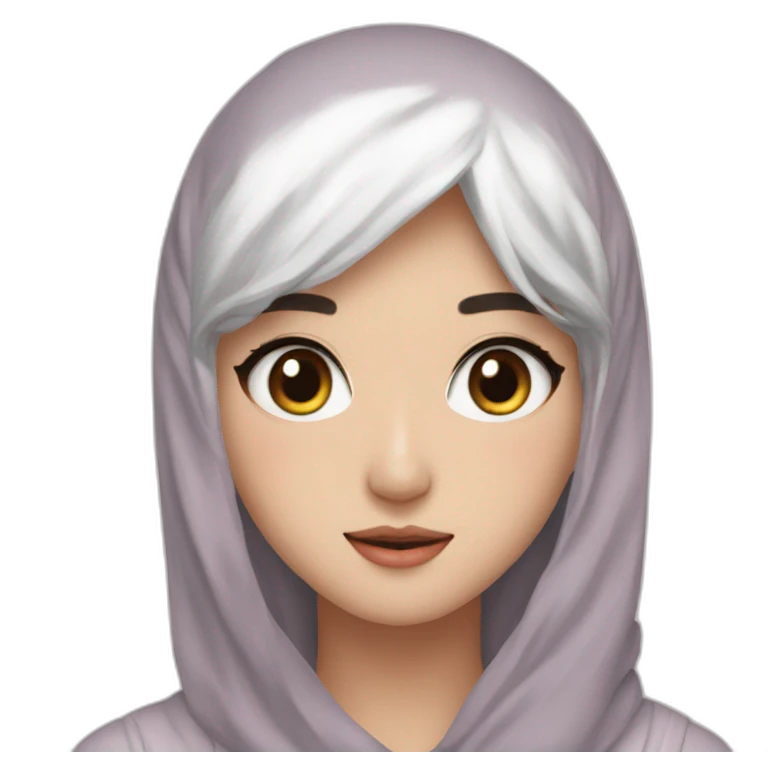Kim Taehyung from BTS with a Muslim girl emoji