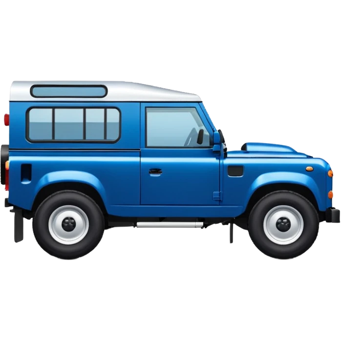 blue land rover side view emoji