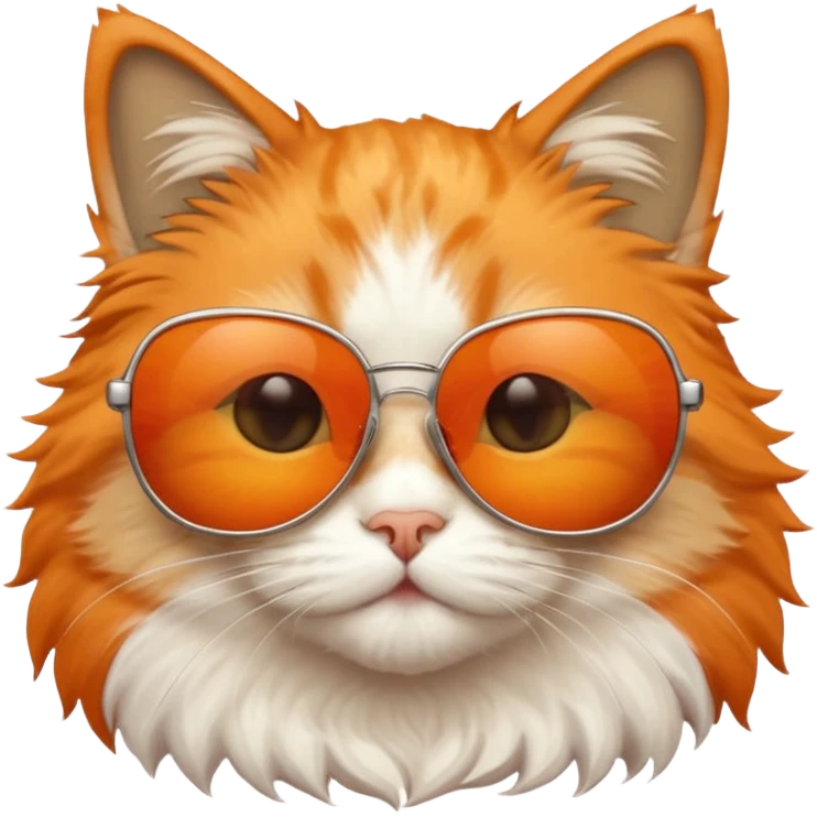 Cat wearing sunglasses emoji