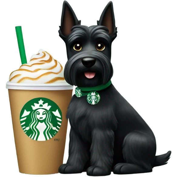 Scottie dog Starbucks  emoji