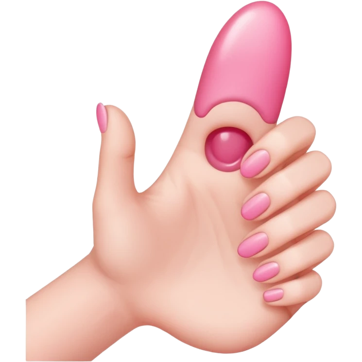 A finger in a vagina emoji