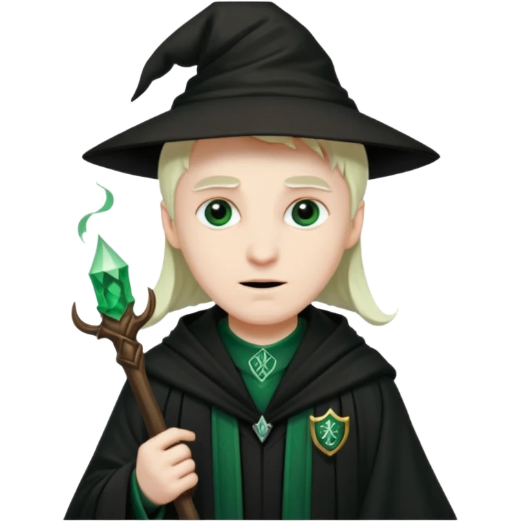 Slytherin wizard emoji