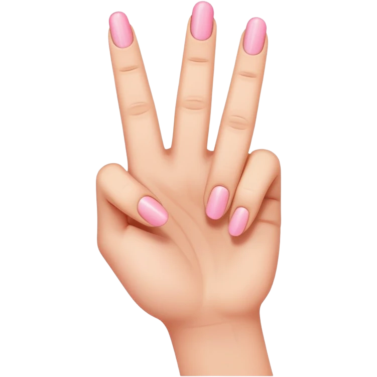 Pinky and middle finger up emoji