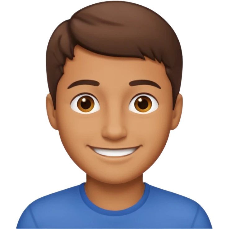 Man slapping his full grown hog emoji