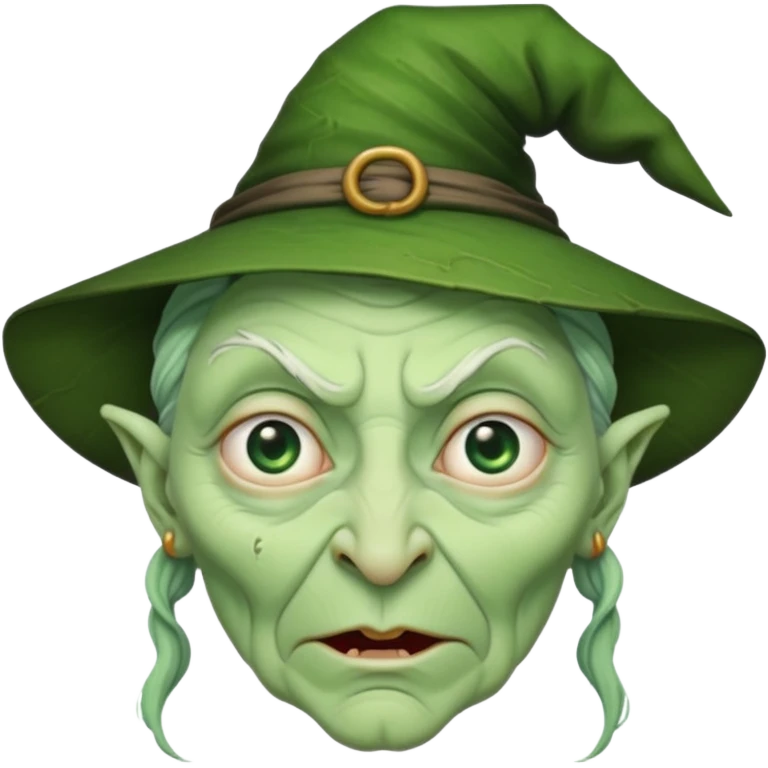 Crazy Witch face character face only front face

 emoji