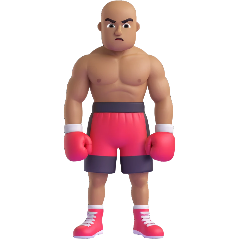 rocky boxer character emoji