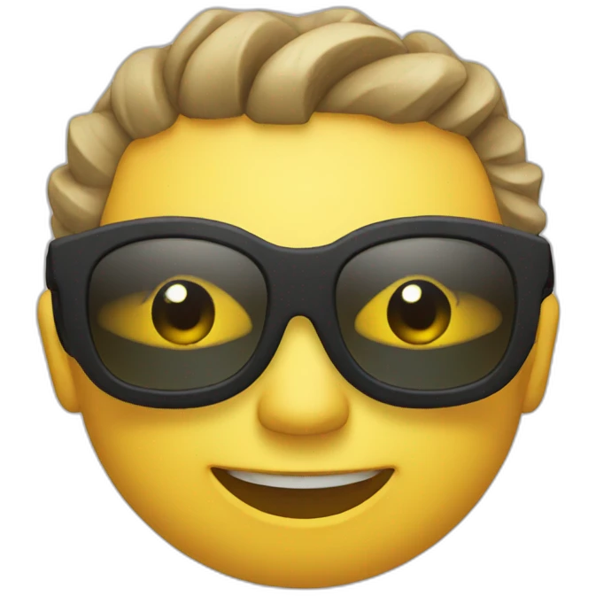 Cool music emoji