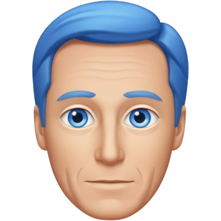 Andy Williams with blue eyes emoji