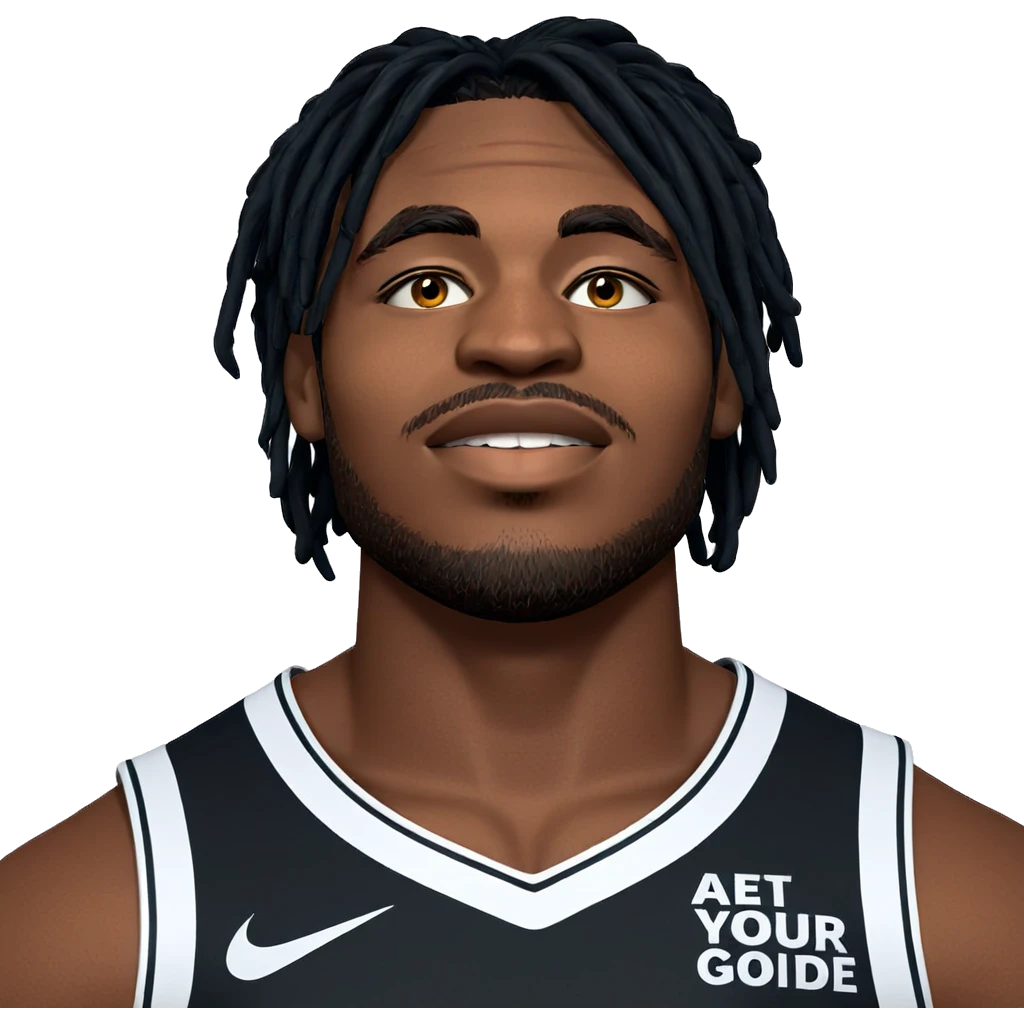dark-skinned boy in sportswear emoji