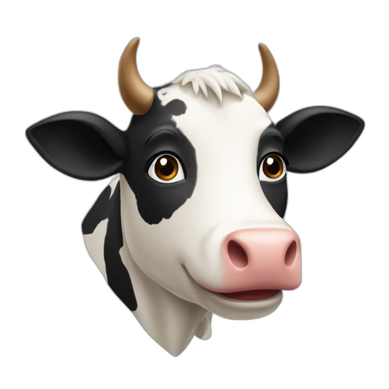Une vache qui vole emoji