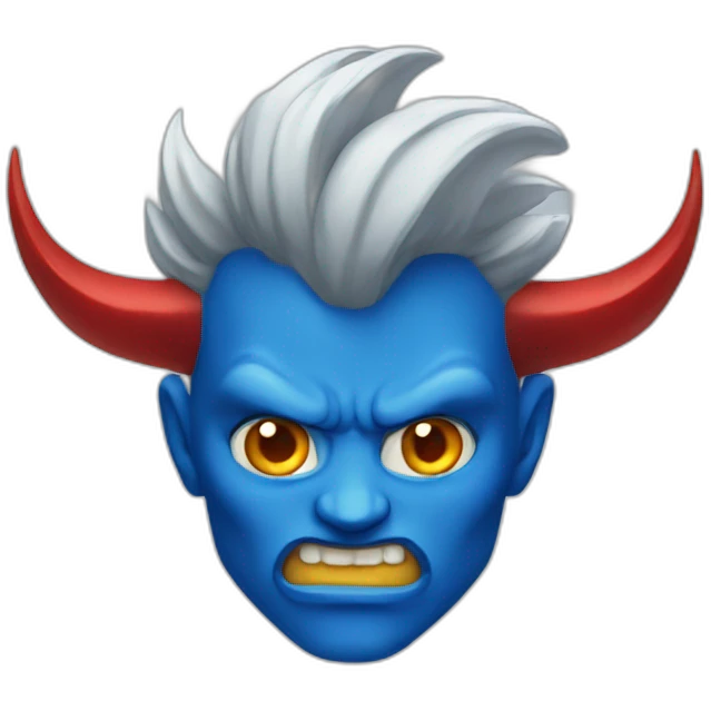 Diable bleu emoji