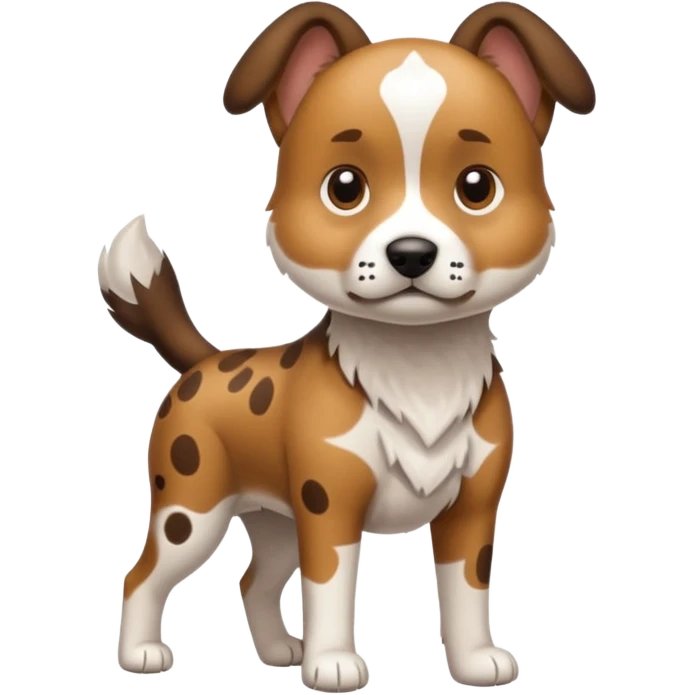 spotted dog full body emoji