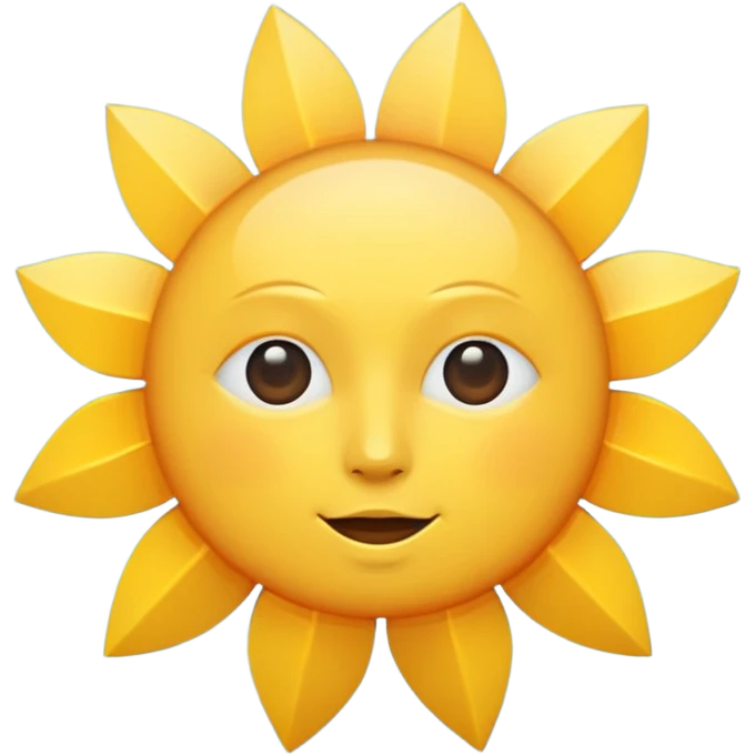 blue square with sun emoji