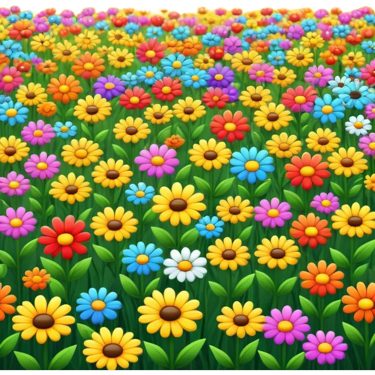 Field of flowers emoji