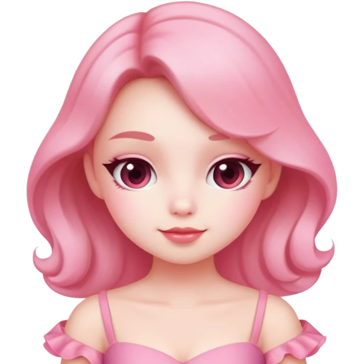 Pink coquette emoji