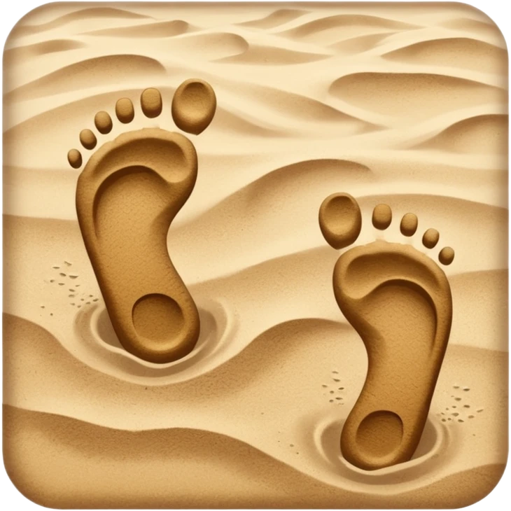 footsteps emoji