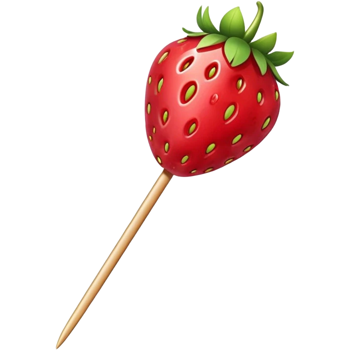 strawberry tanghulu emoji