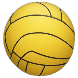 Volleyball net with ball emoji