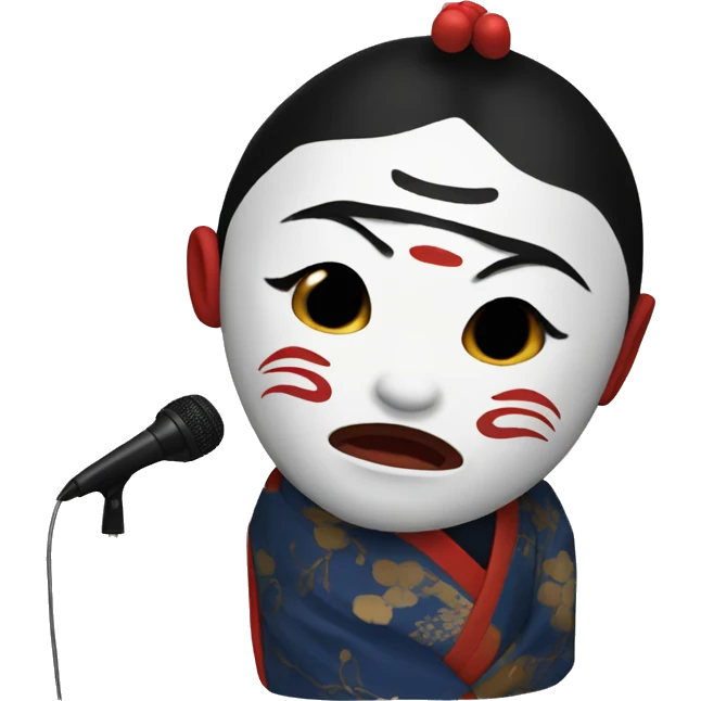 kabuki rocks singing emoji