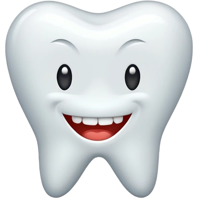 Tooth emoji