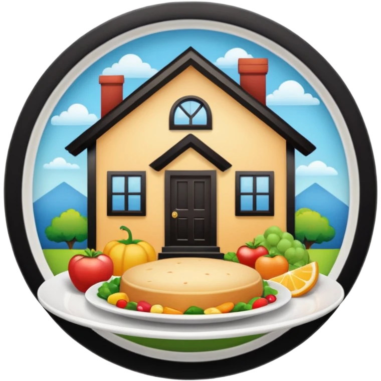 food and housing emoji